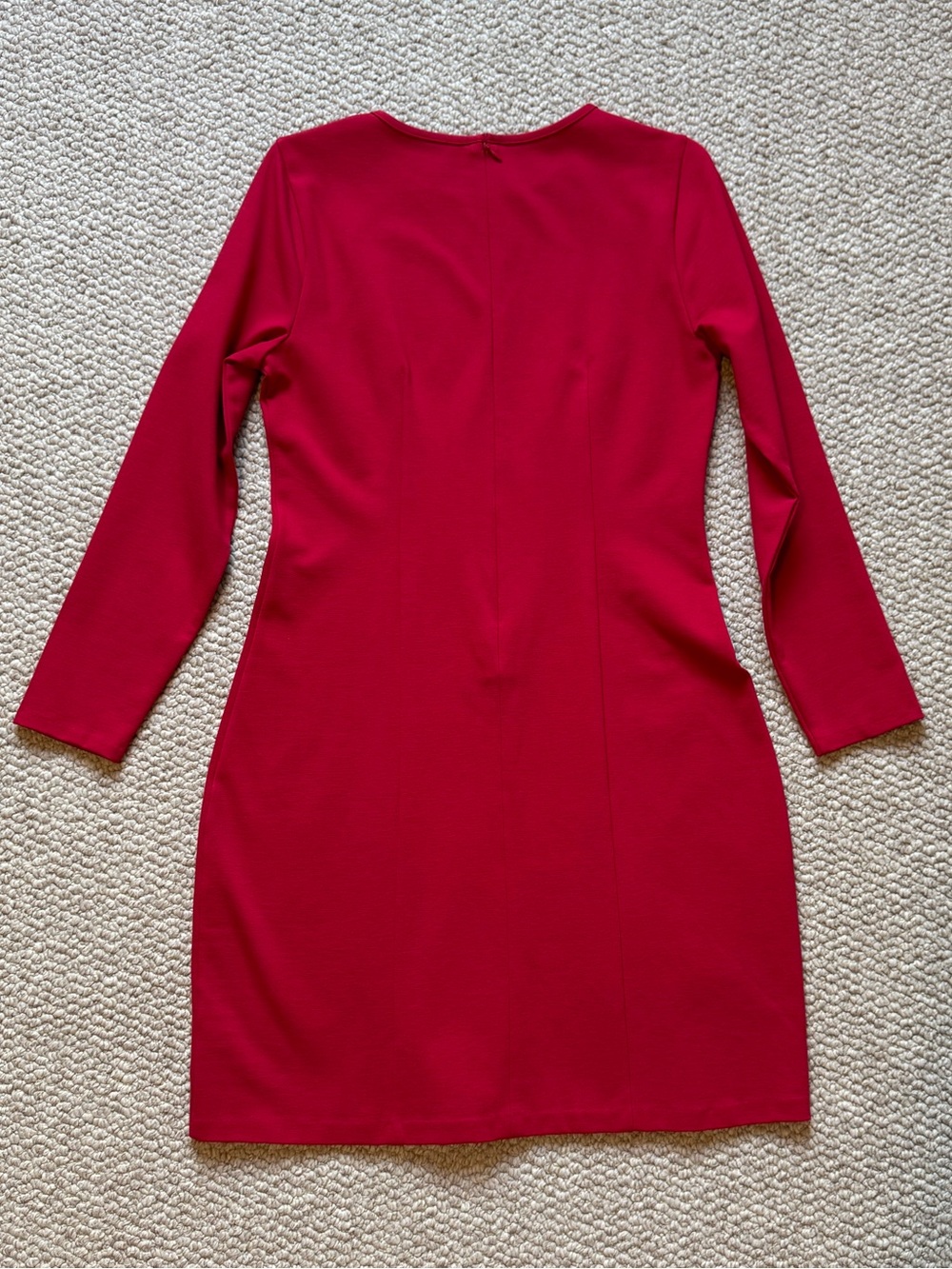 J. Crew Red Ponte Shift Dress - Picture 5 of 9